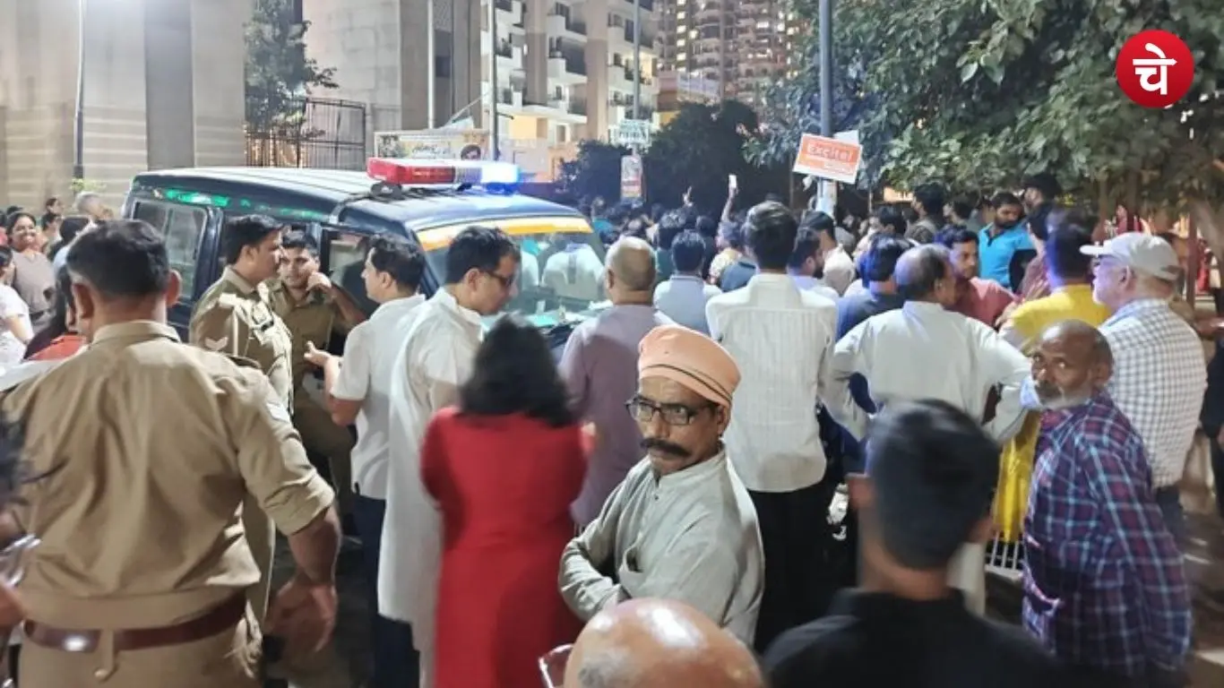Following the commotion involving the Thar, the police arrived at the scene to conduct an investigation